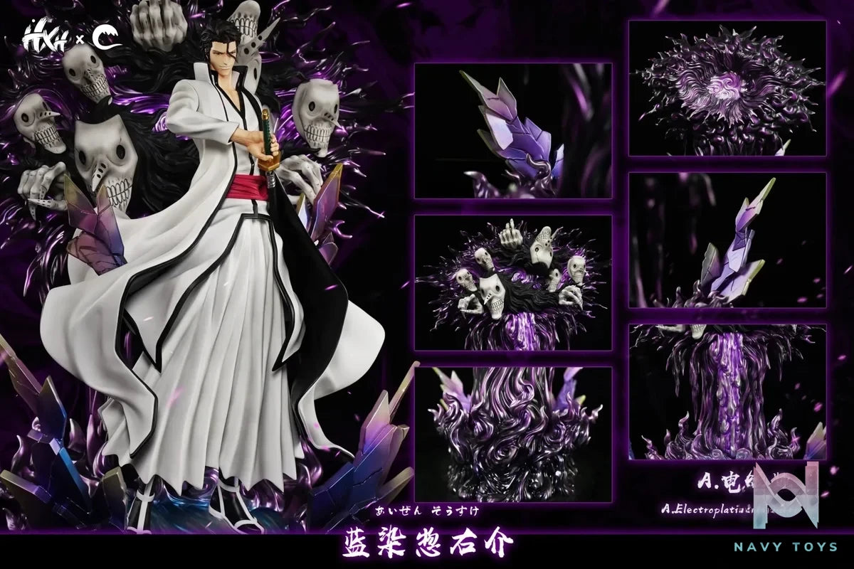 CHENG Studio X HXHENG Studio - Sōsuke Aizen Bleach resin statue Navy Toys anime figure