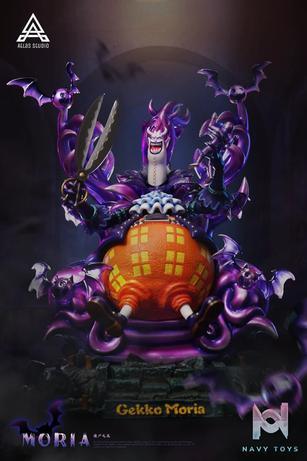Atlas Studio – One Piece Shichibukai Sitting Gekko Moria