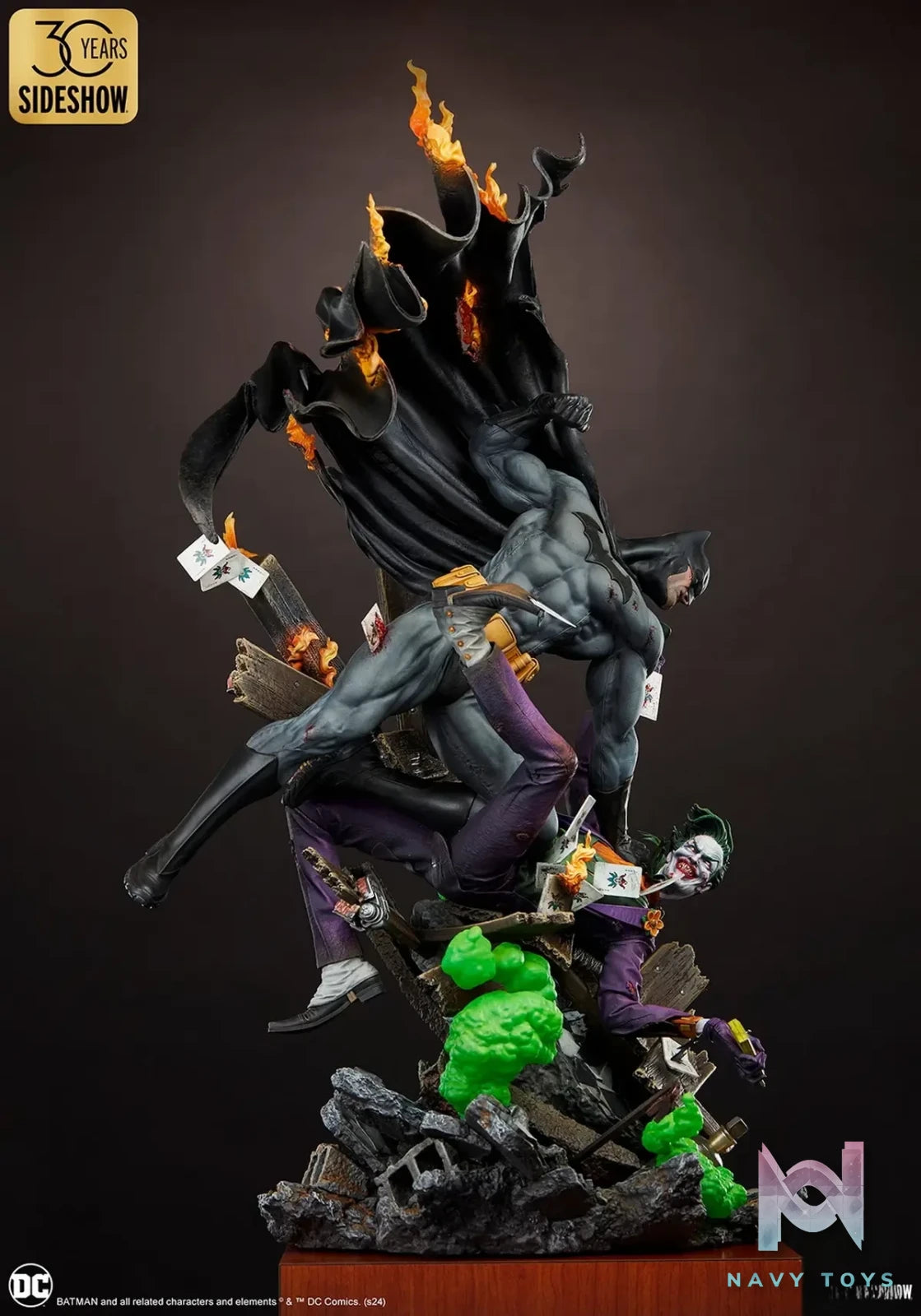 Sideshow Collectibles – DC Comics 32-inch Batman vs. Joker (Licensed)