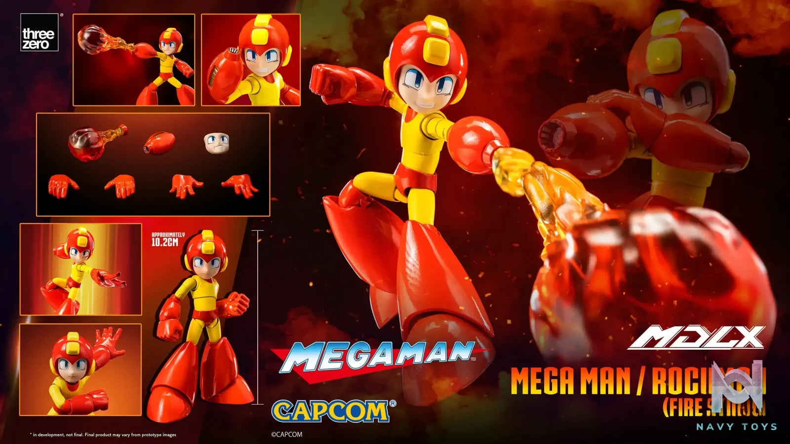 Threezero Studio – Rockman MDLX Mega Man (Fire Storm)