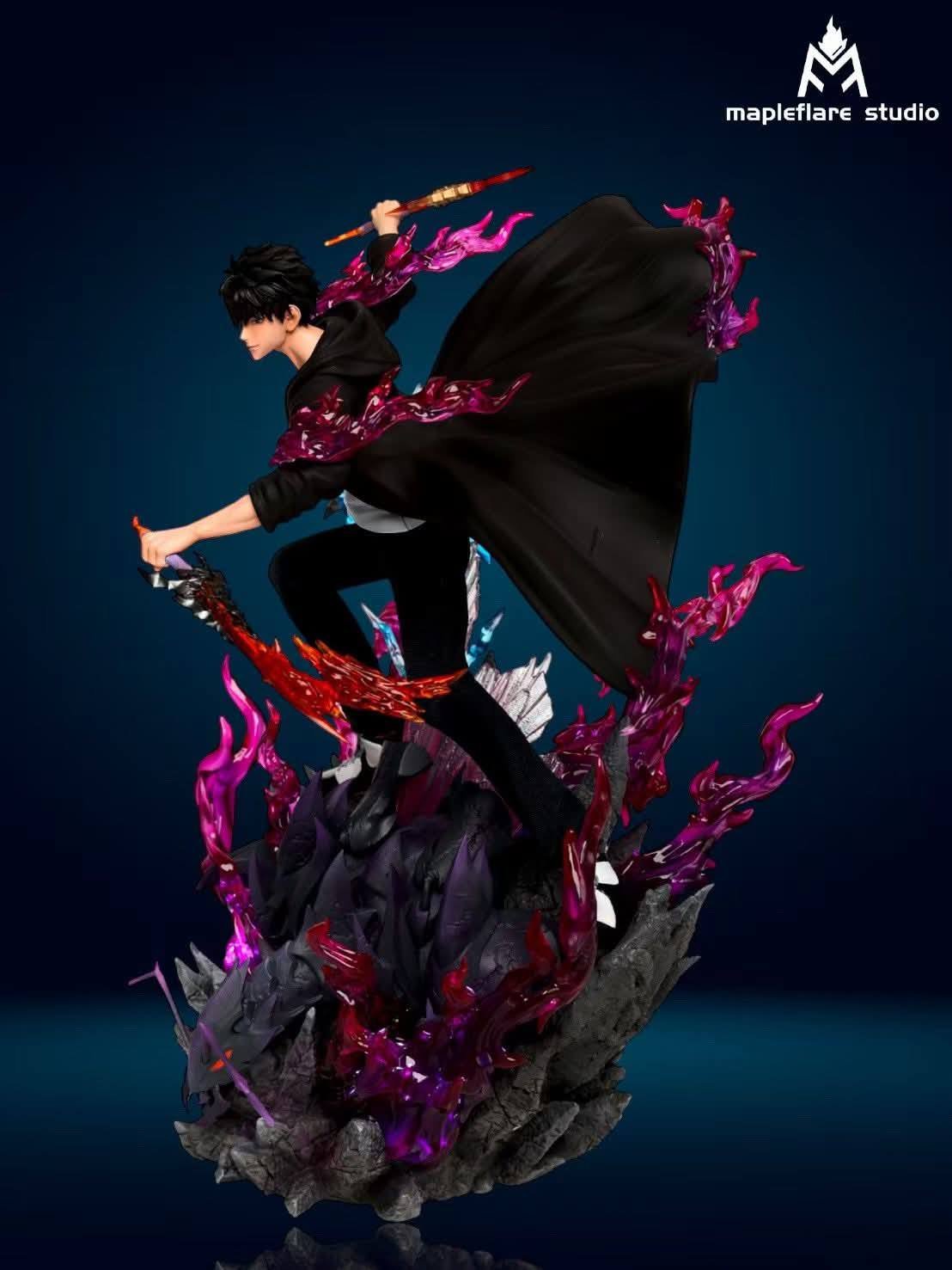 Sung Jinwoo & Cha Hea In resin statue Mapleflare Studio anime figure