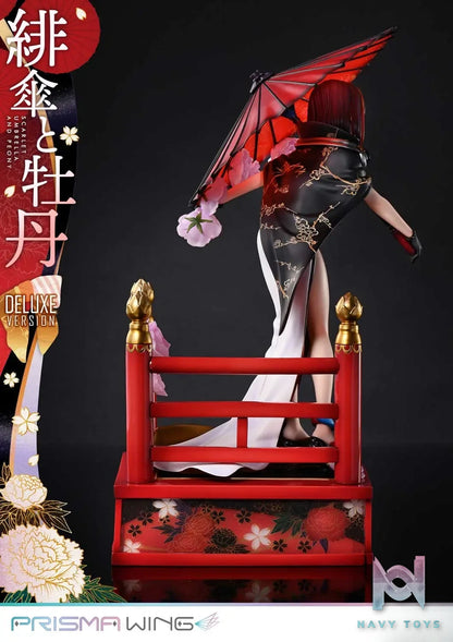Prime 1 Studio & PRISMA WING Collection – fuzichoco original Illustration Scarlet Umbrella and Peony 1/7 Scale Pre-Painted Figure PWFZCC-01P PWFZCC-01PDX (Licensed)