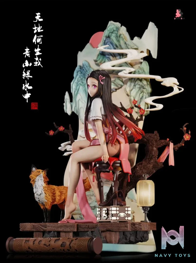 Nezuko - Pointer Bear resin statue pointer bear studio anime figure