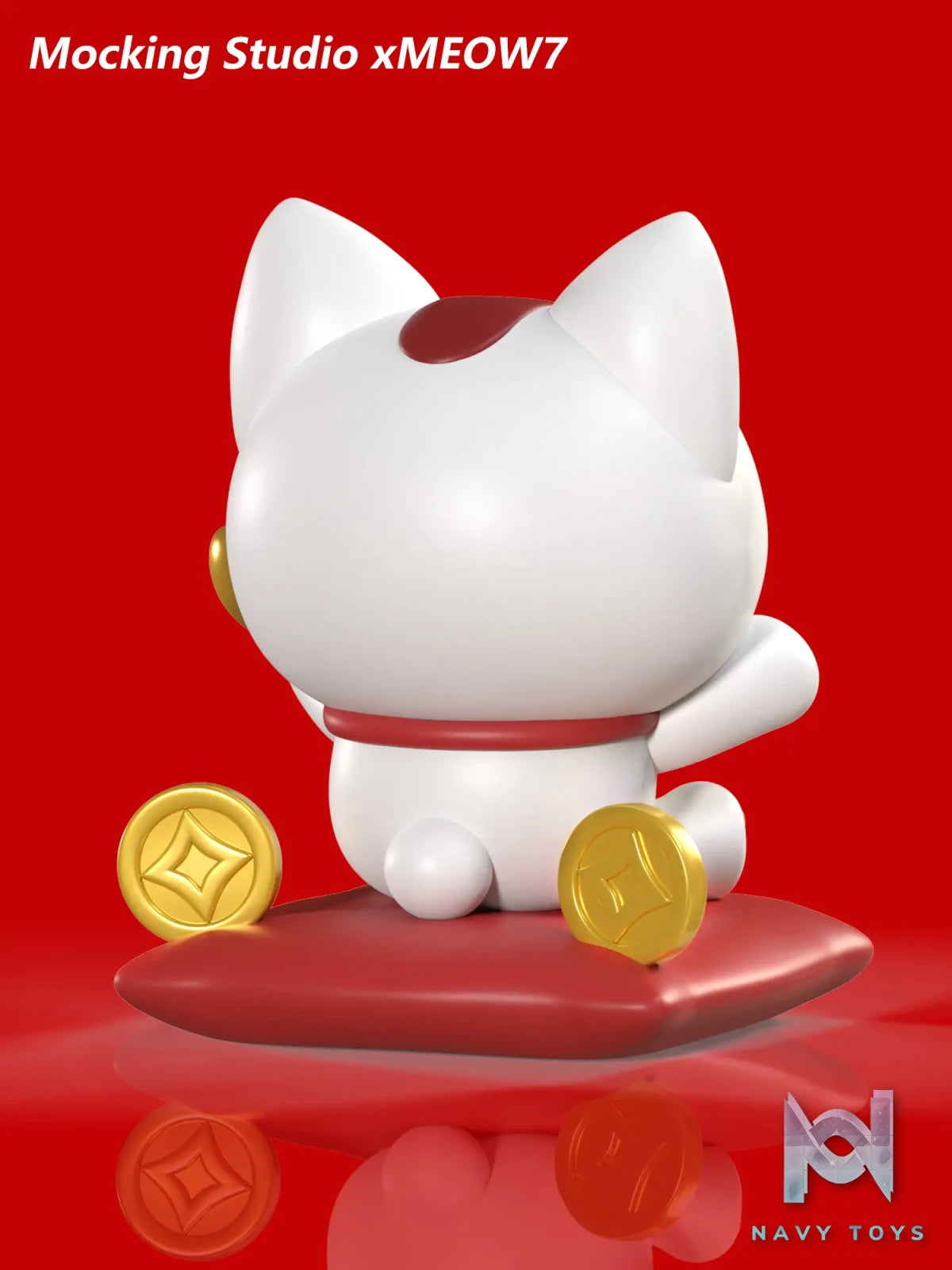 Zhu Yi Wan Jia Studio X Meow7 Studio – chiikawa Usagi cos Turbo Granny Lucky Cat Figurine