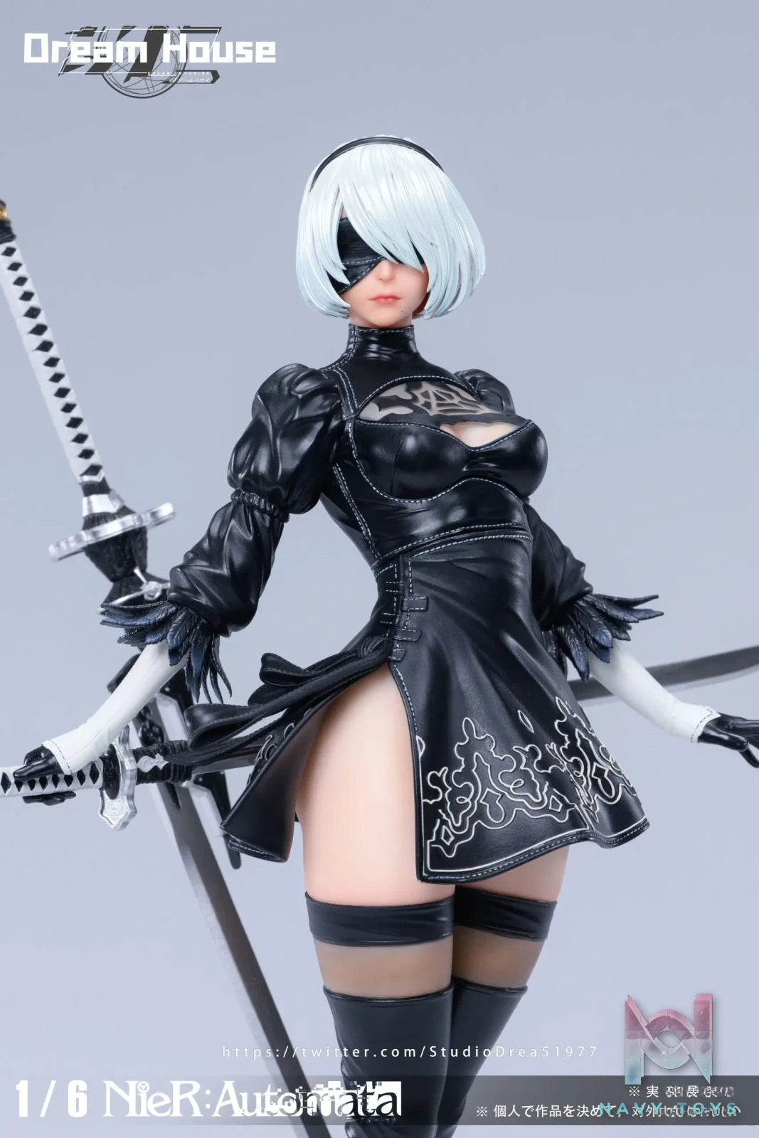 Dream House Studio – NieR Automata 2B 1/6 scale painted finished product