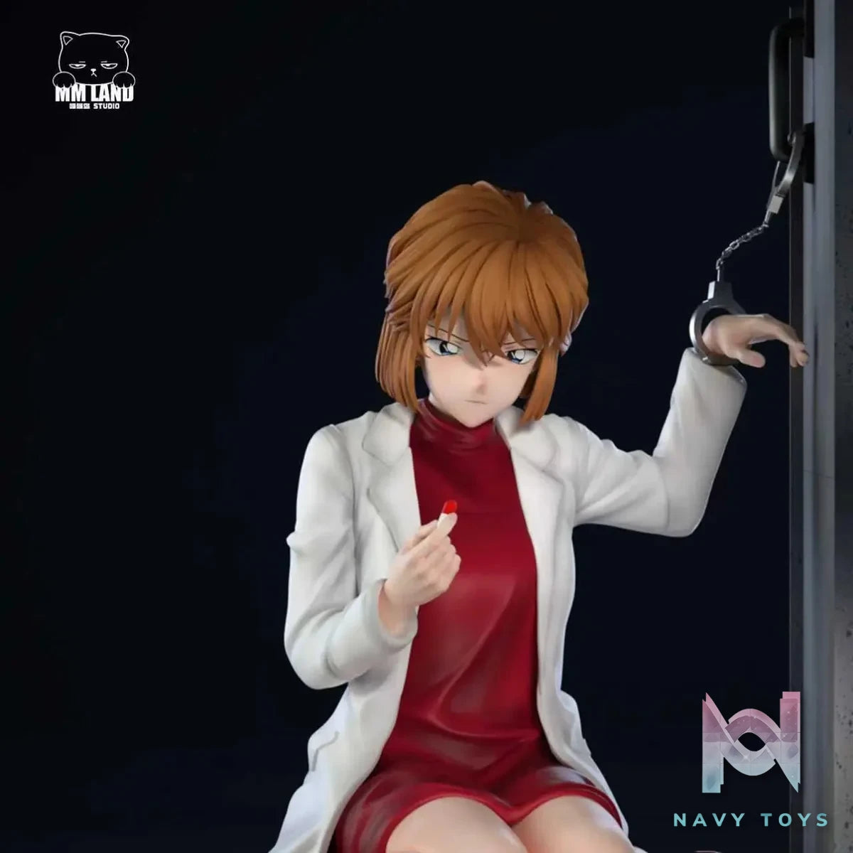 MMLAND STUDIO - Detective Conan Handcuffed Shiho Miyano resin statue Navy Toys anime figure