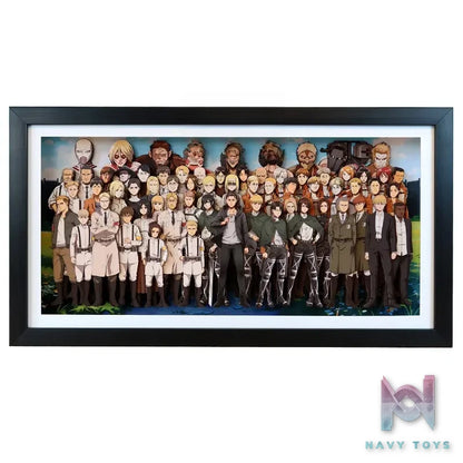 KALA HOME Studio – Attack on Titan Multiple Characters #05 Titan 3D Decorative Painting