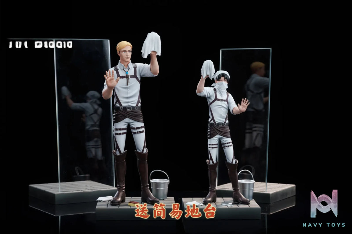AA Studio – Levi Ackerman X Erwin Smith Window Wiping Attack on Titan