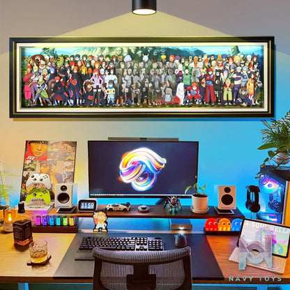 KALA HOME Studio – Naruto Multiple Characters #13 3D Decorative Painting Naruto