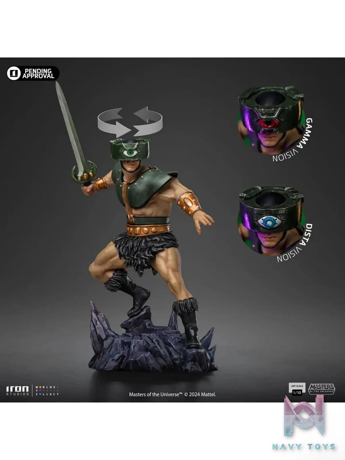 Iron Studio – Masters of the Universe Statue Triklops Art Scale 1/10 HEMAN105524-10 (Licensed)