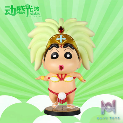 Biubiu Studio – Crayon Shin-chan Housewife Outfit & Samba Costume Shinnosuke