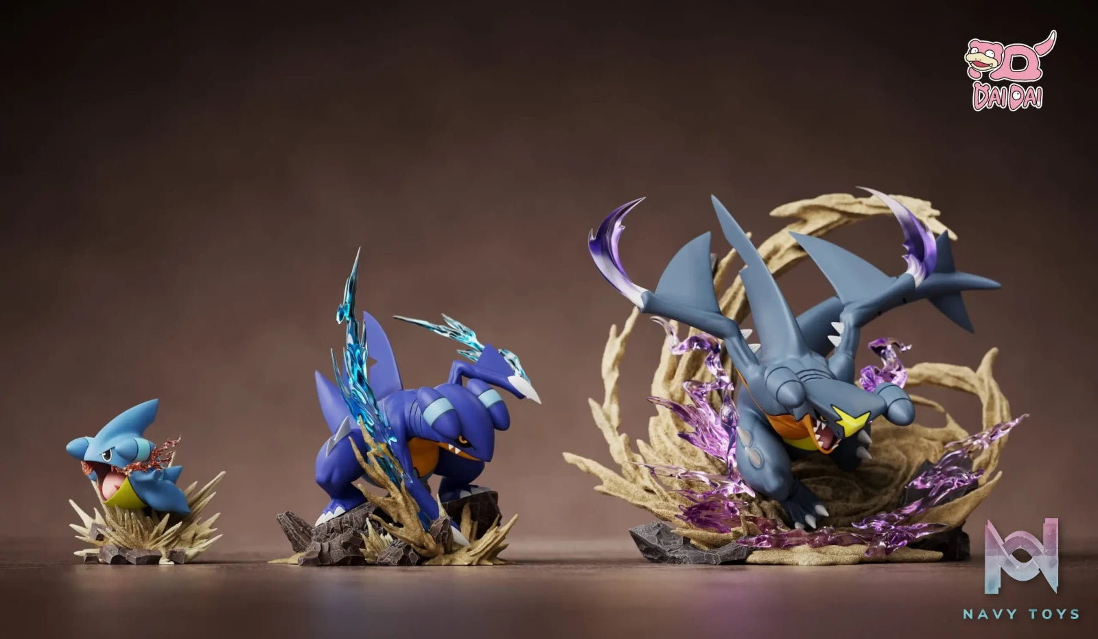 DaiDai Studio – Pokémon Garchomp Evolution Group & Mega Garchomp
