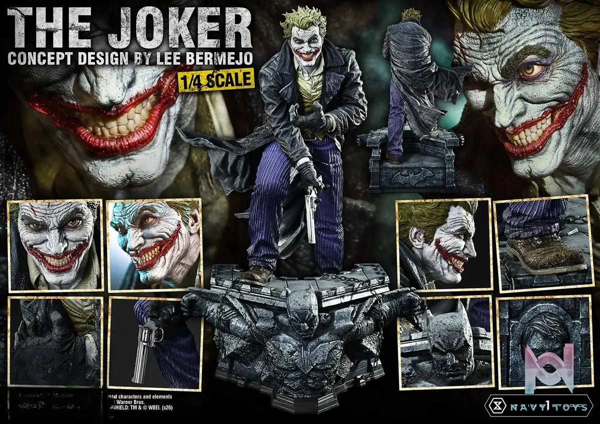 Prime 1 Studio – Ultimate Premium Masterline Batman (Comics) The Joker (Concept Design by Lee Bermejo) UPMDC-15 UPMDC-15DX UPMDC-15DXS (Licensed)