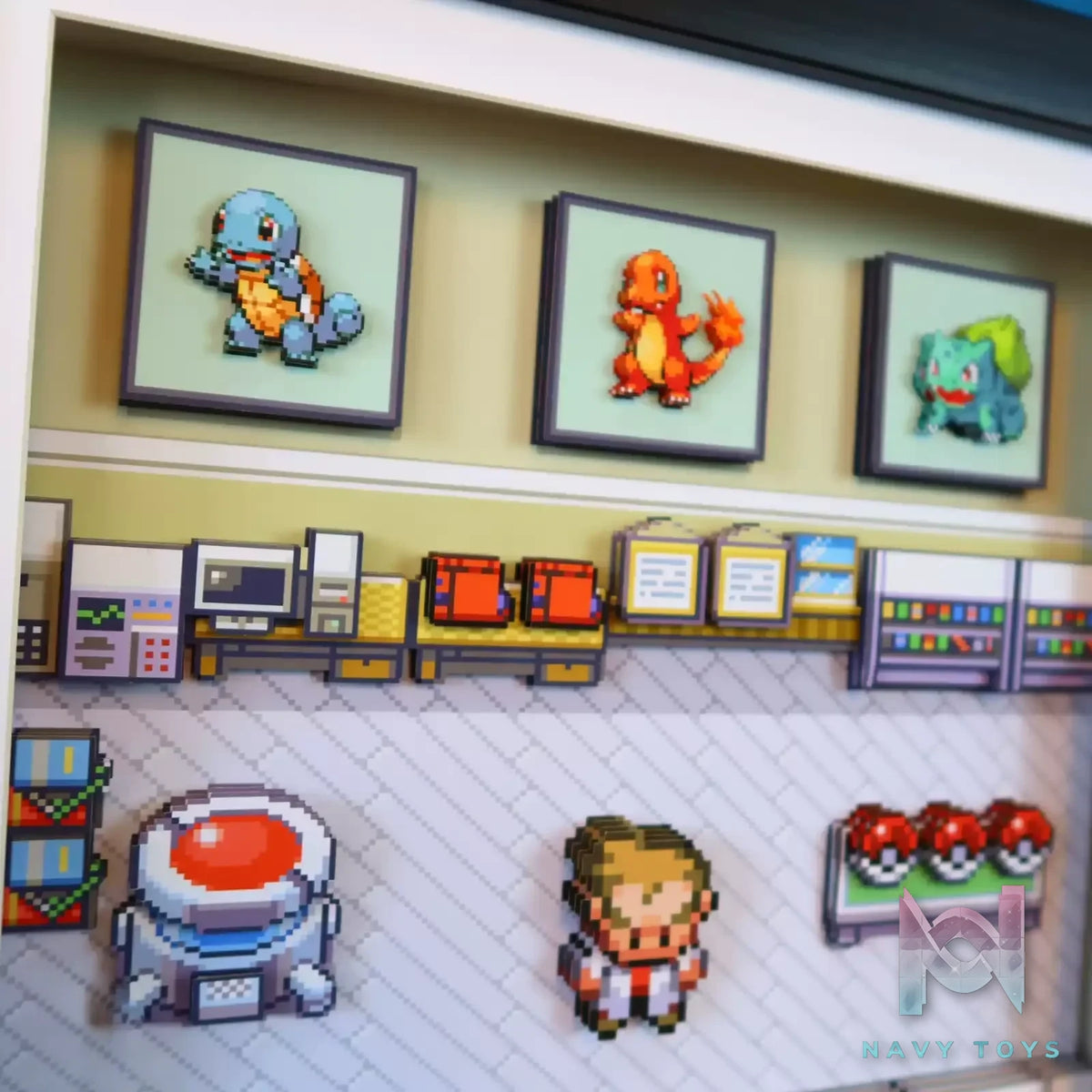 KALA HOME Studio – “A Choice” Pokémon FireRed/LeafGreen 3D Decorative Painting Pokémon