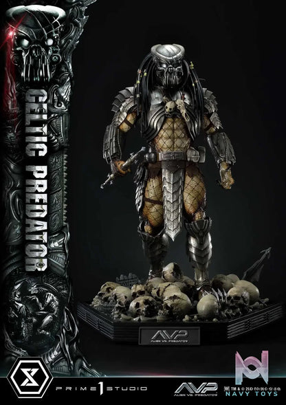 Prime 1 Studio Museum Masterline Alien vs. Predator Celtic Predator MMPR-05 MMPR-05S