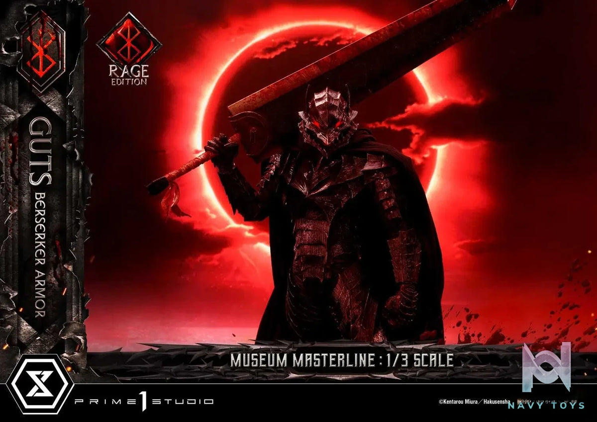 Prime 1 Studio – Museum Masterline Berserk Guts, Berserker Armor Rage Edition MMBR-03 MMBR-03DX MMBR-03DXS (Licensed)