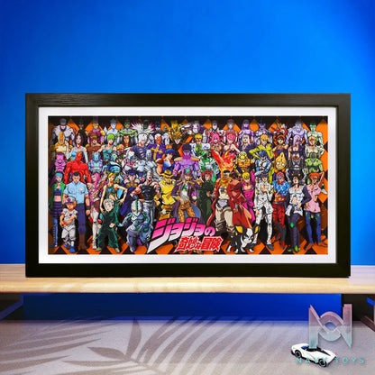 Yu Zhi Jiang Studio – JOJO Multiple Characters Series #6 3D Decorative Painting JOJO