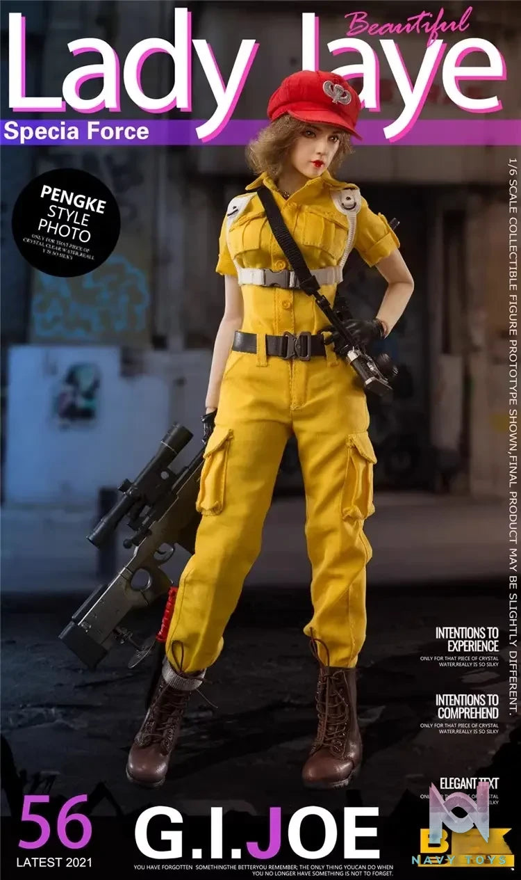 BBK Studio – Original 1/6 BBK012 GIJOE Jay Female Soldier Action Figure