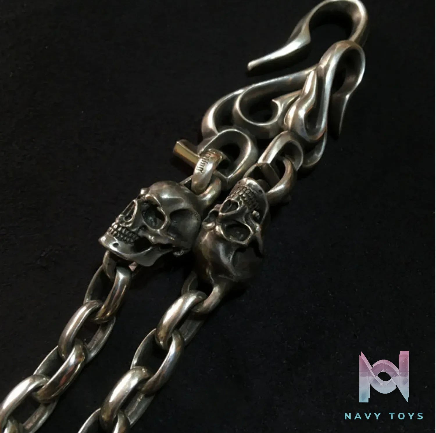 Raven Studio (silver jewelry) – Original Exclusive Design RS Skull Pants Chain Original
