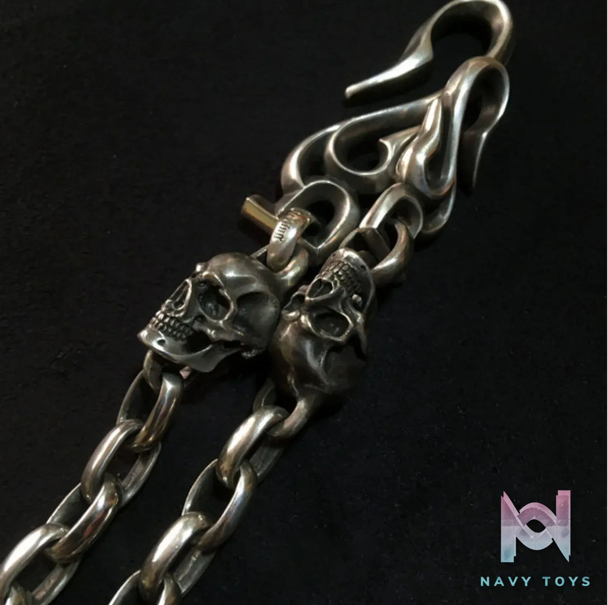 Raven Studio (silver jewelry) – Original Exclusive Design RS Skull Pants Chain Original