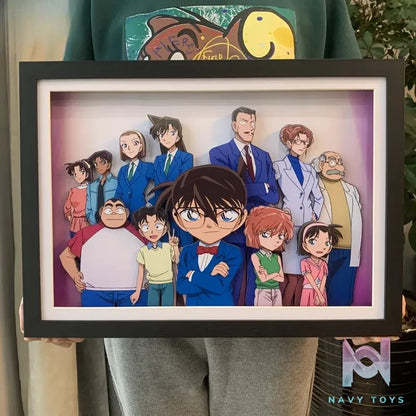 KALA HOME Studio – Detective Conan Multiple Characters #01 3D Decorative Painting Detective Conan
