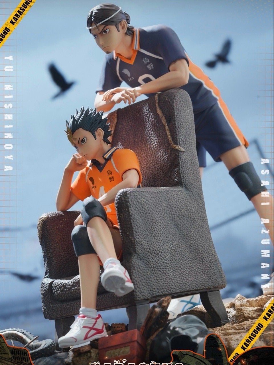Yu Nishinoya & Asahi - Haikyuu!! - HIKARI Studio resin statue HIKARI Studio anime figure