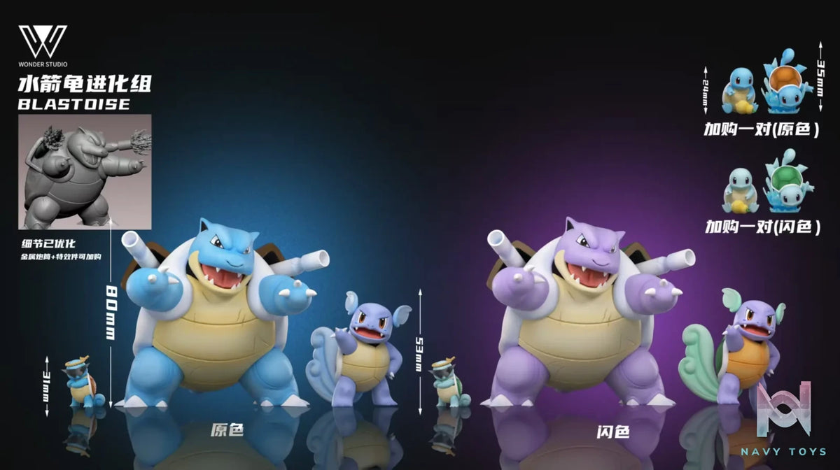 Wonder Studio – Blastoise Evolutionary Set Pokémon