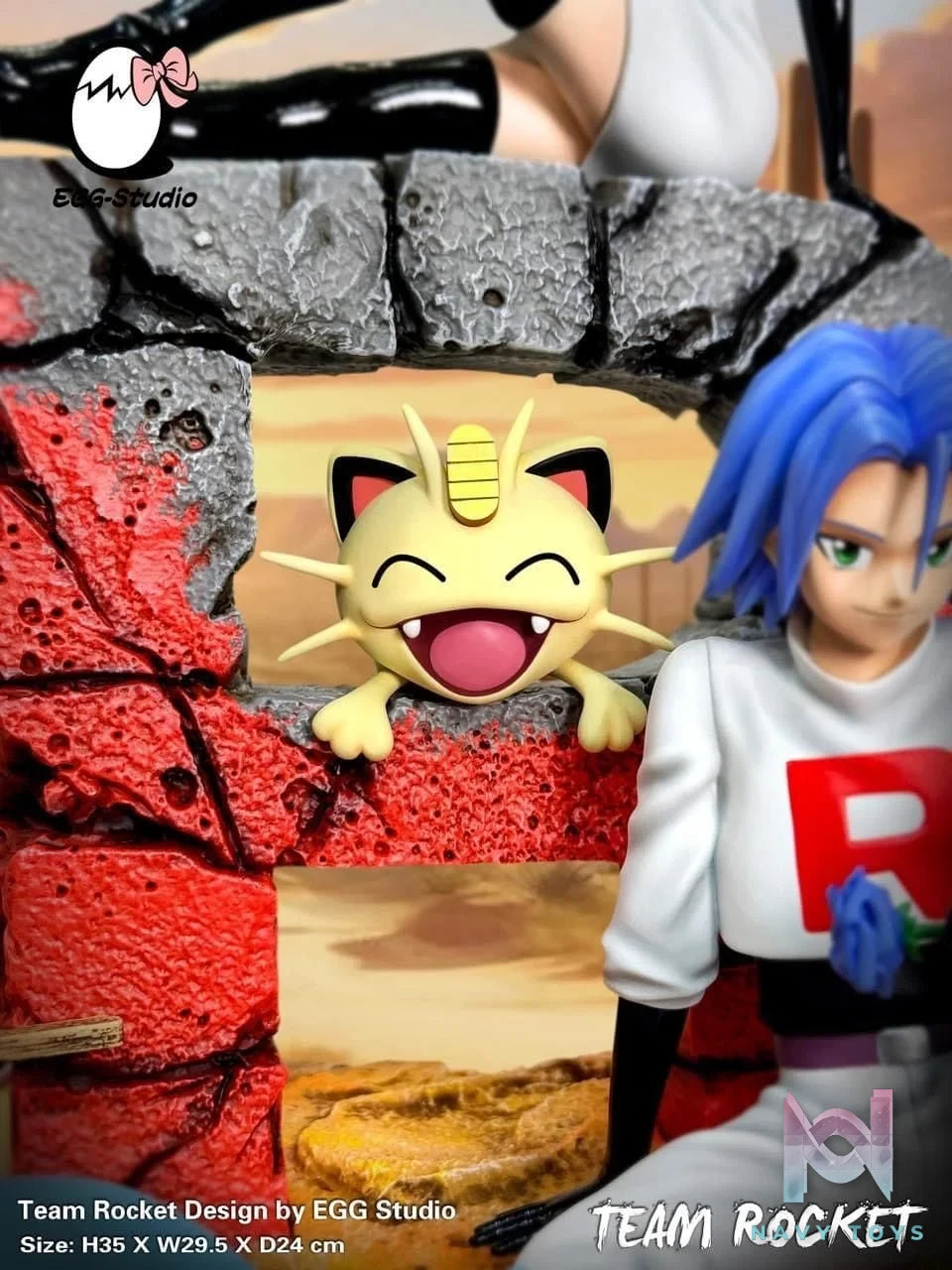 Team Rocket - Pokemon - EGG Studio resin statue egg studio anime figure