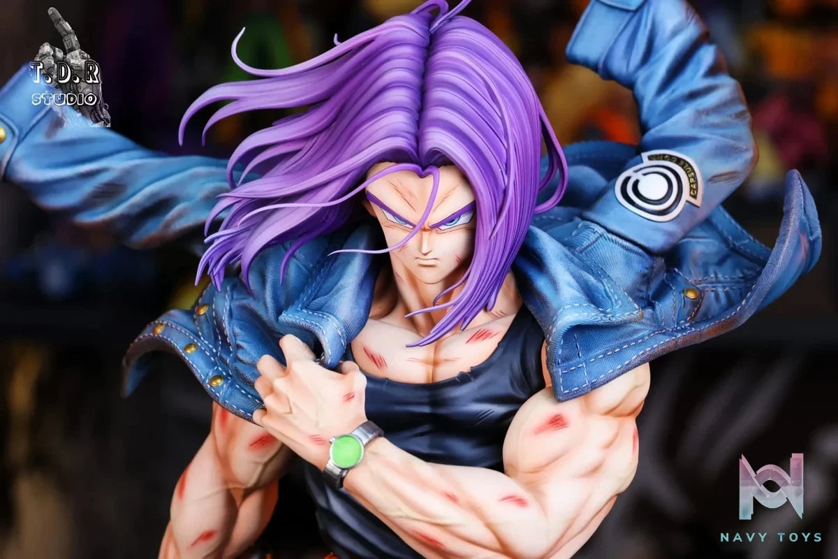 T.D.R Studio - Dragon Ball Battle Series 1 Future Boy Trunks resin statue Navy Toys anime figure