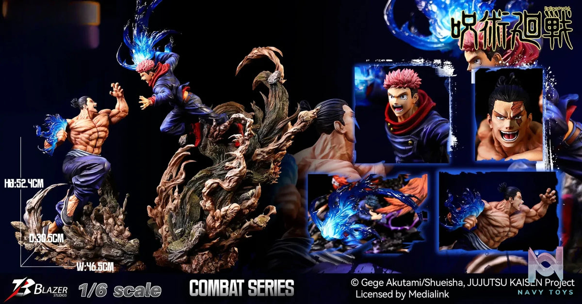 Blazer Studio – Jujutsu Kaisen Yuji Itadori X Aoi Todo 1/6 Scale Statue (Licensed)