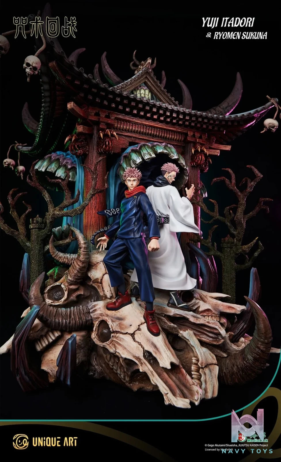 Sukuna & Itadori - Jujutsu Kaisen - Unique Art resin statue unique art studio anime figure