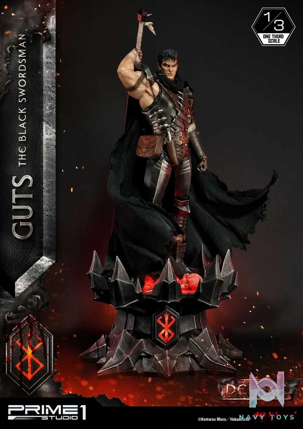 Prime 1 Studio – Museum Masterline Berserk Guts The Black Swordsman MMBR-01 MMBR-01DX (Licensed)