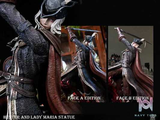 Lady Maria vs Hunter resin statue Bard studio anime figure