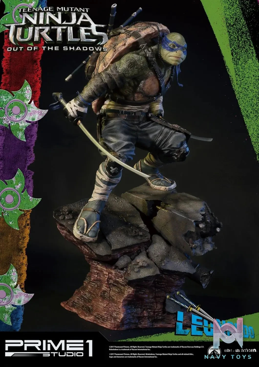 Prime 1 Studio – Premium Masterline Teenage Mutant Ninja Turtles: Out of the Shadows (Film) Leonardo PMTMNT-04 (Licensed)