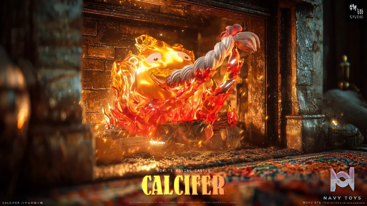 Wu Yu Studio – Calcifer Eating Hair Howl’s Moving Castle