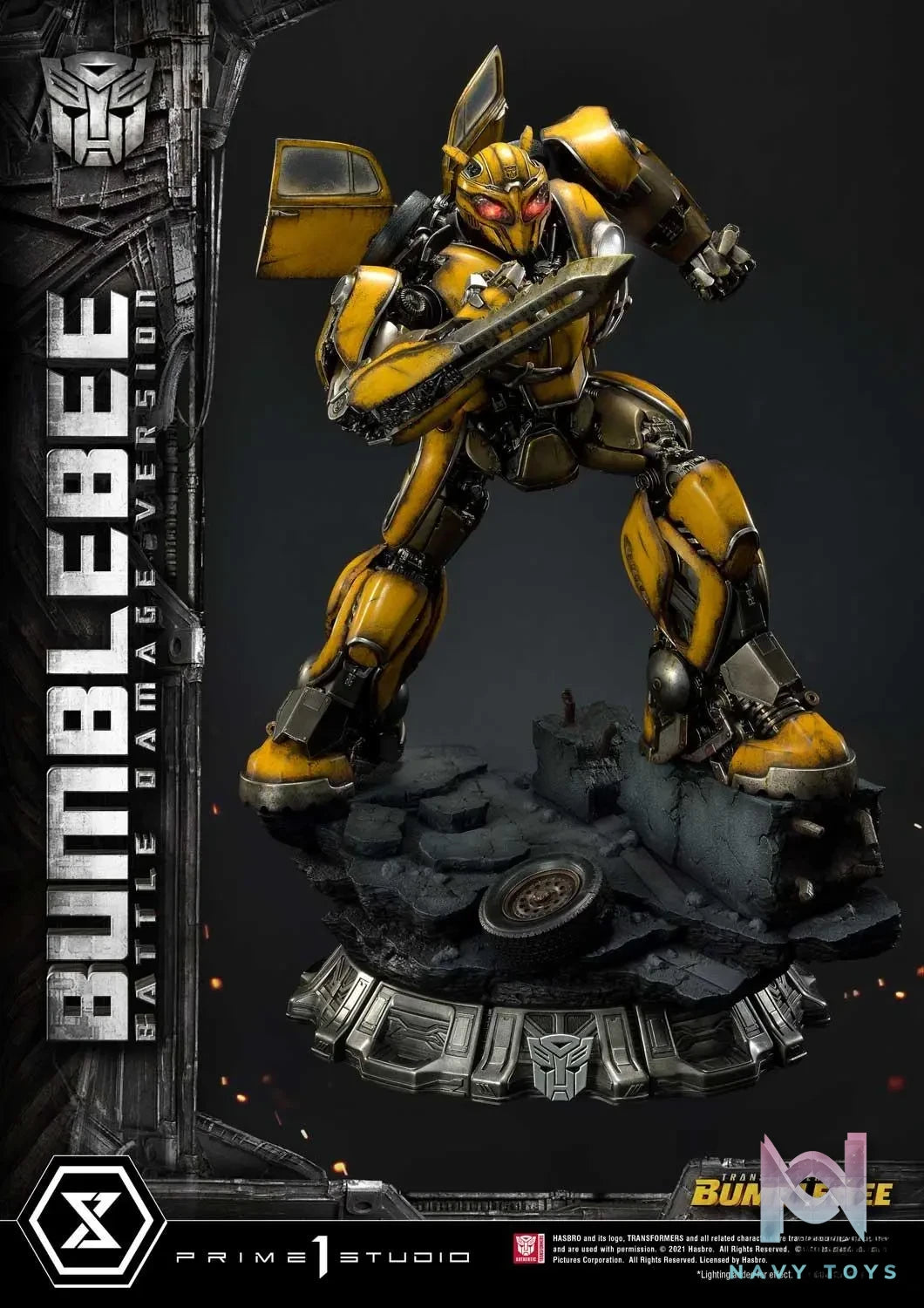 Prime 1 Studio – Museum Masterline Transformers: Bumblebee (Film) Bumblebee MMTFM-24 MMTFM-24EX MMTFM-24BD(Licensed)