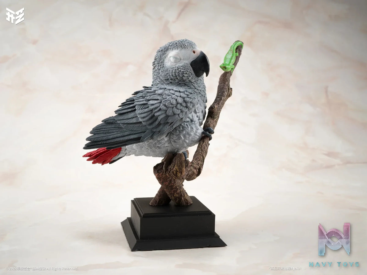 Xing Tou Yi He Studio – Jungle Catalog 004 Psittacus erithacus African Grey Parrot Juan (Licensed)