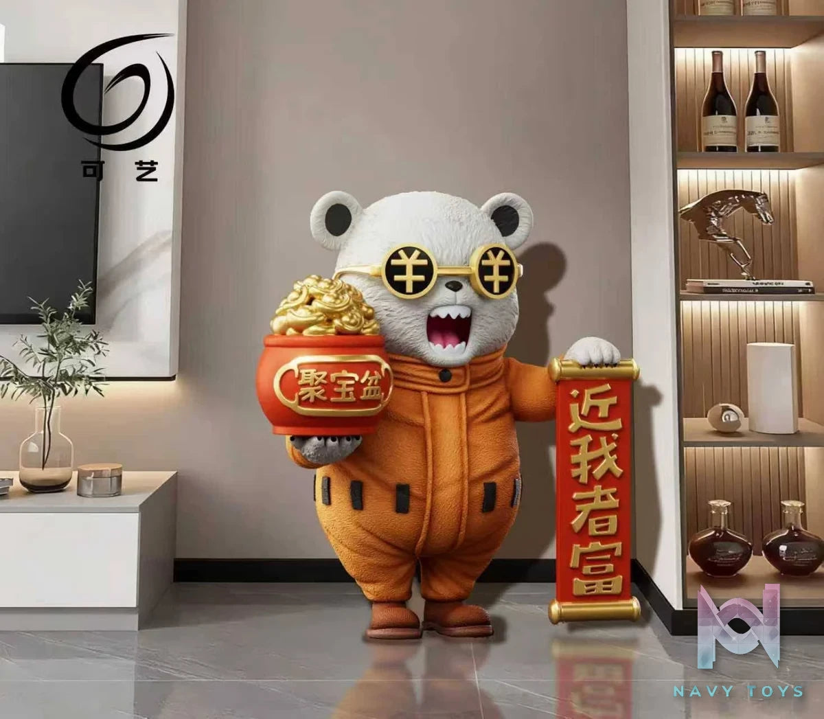 Fortune Bepo resin statue Ke Yi Mo Wan Studio anime figure