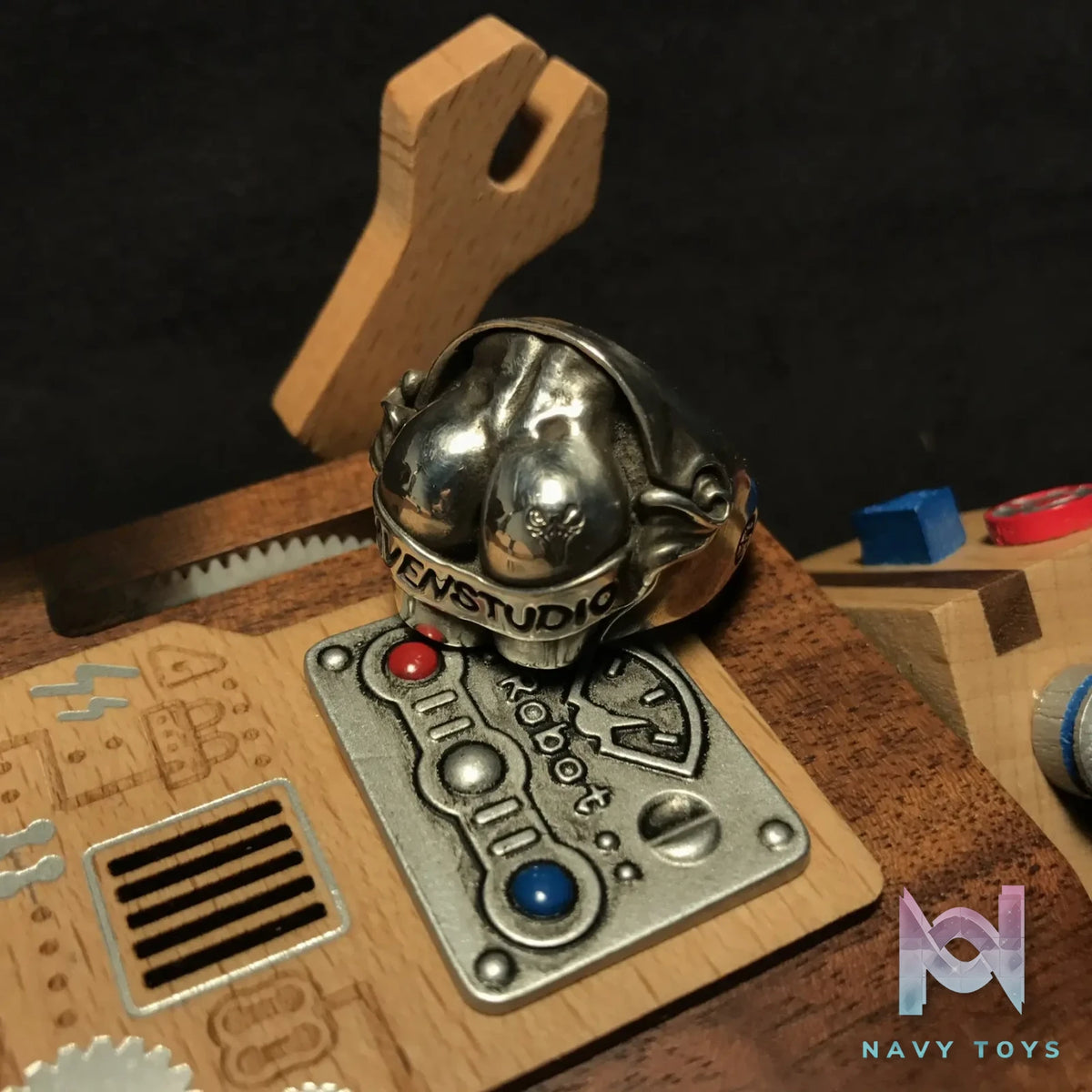 Raven Studio (silver jewelry) – Original Erotic Series “One Butt Silver” Couple Rings Eagle Head Ring Original