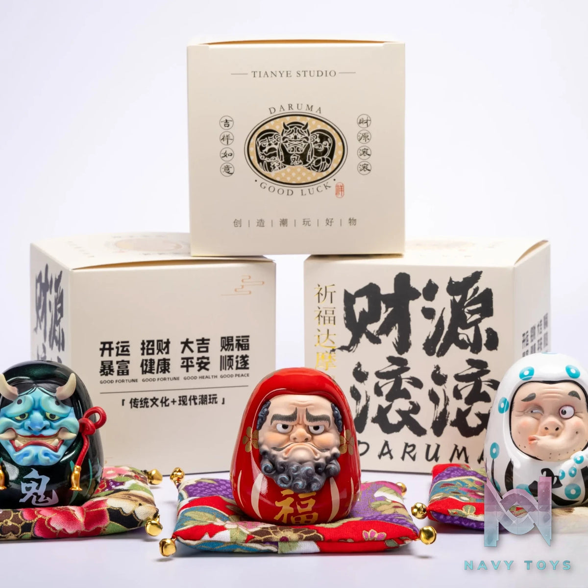 Tian Ye Studio – Original Pray for blessings daruma