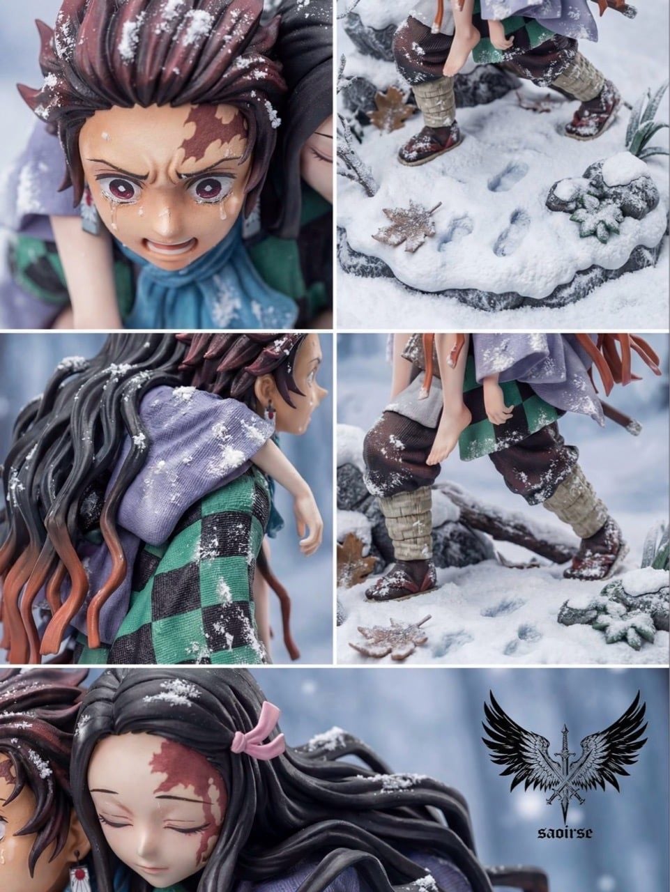 Tanjiro & Nezuko - Kimetsu no Yaiba - Saoirse Studio resin statue Saóie Studio anime figure