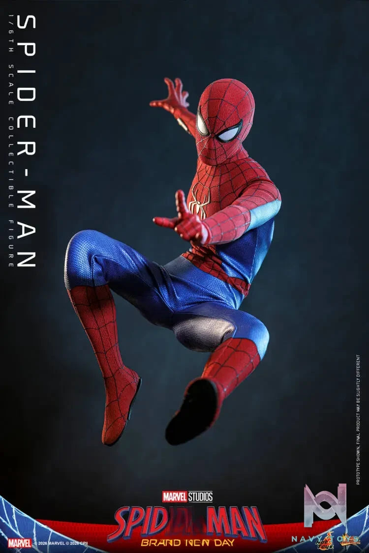 Hottoys – Spider-Man: Brand New Day Spider-Man 1/6th scale Collectible Figure MMS892 MMS893 (Licensed)