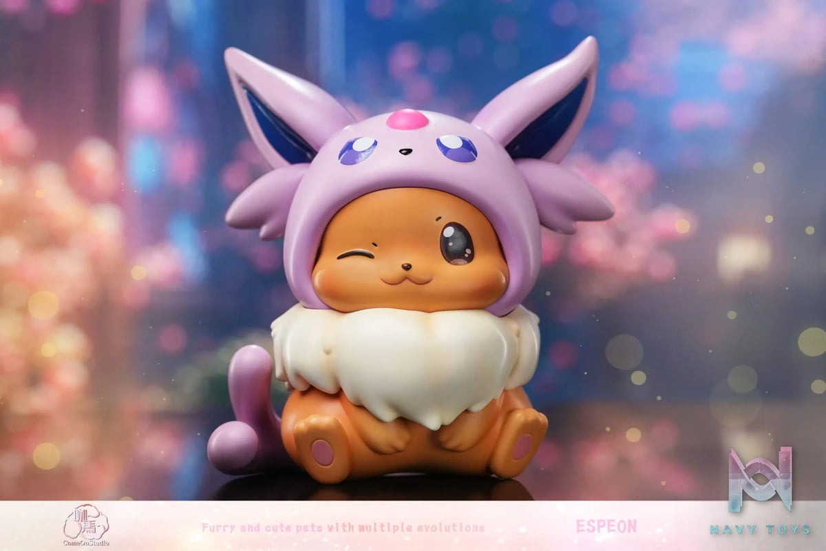 Come On Studio – Pokémon Chibi Eevee Dress Up Series #2 Espeon & Umbreon