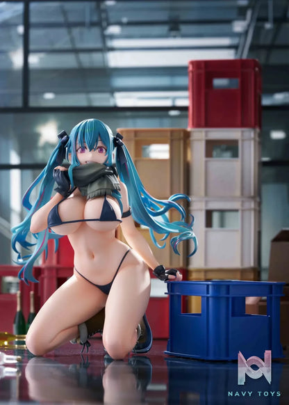GOLDEN HEAD – FreeStyle Original Illustration Warehouse Aoko 1/7 Complete Figure (Licensed)