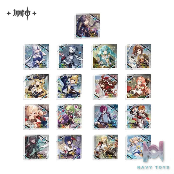miHoYo – Genshin Impact “Fated Day” Series Character Thick Acrylic Coaster (Licensed)