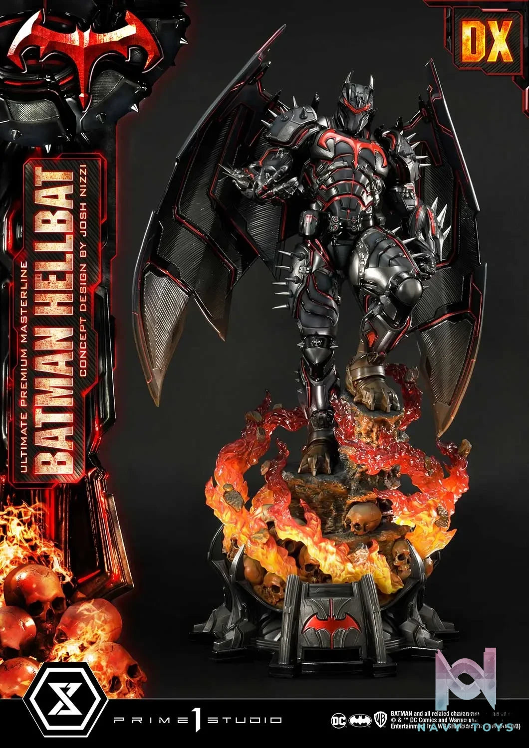 Prime 1 Studio – Ultimate Premium Masterline Batman (Comics) Batman Hellbat Concept Design by Josh Nizzi UPMDC-06 UPMDC-06DX UPMDC-06DXS (Licensed)