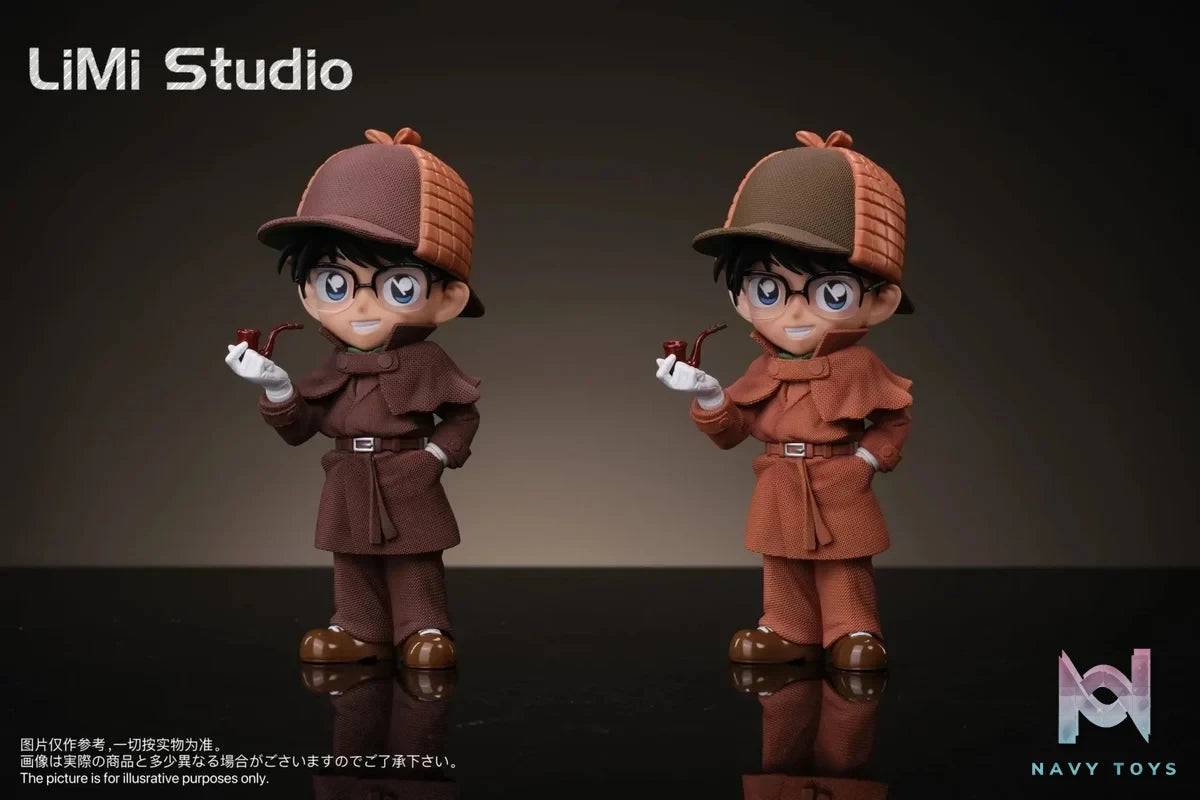 LiMi Studio - Detective Conan Sherlock Holmes Edogawa Konan resin statue Navy Toys anime figure