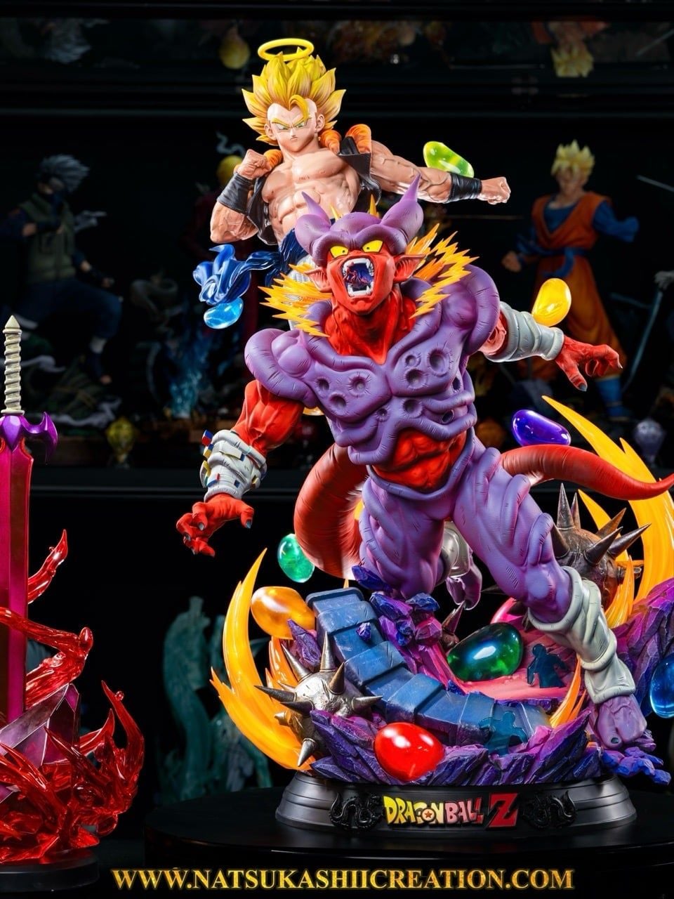 Gogeta vs Janemba - Dragon Ball - KD Collectibles resin statue kd collectibles anime figure