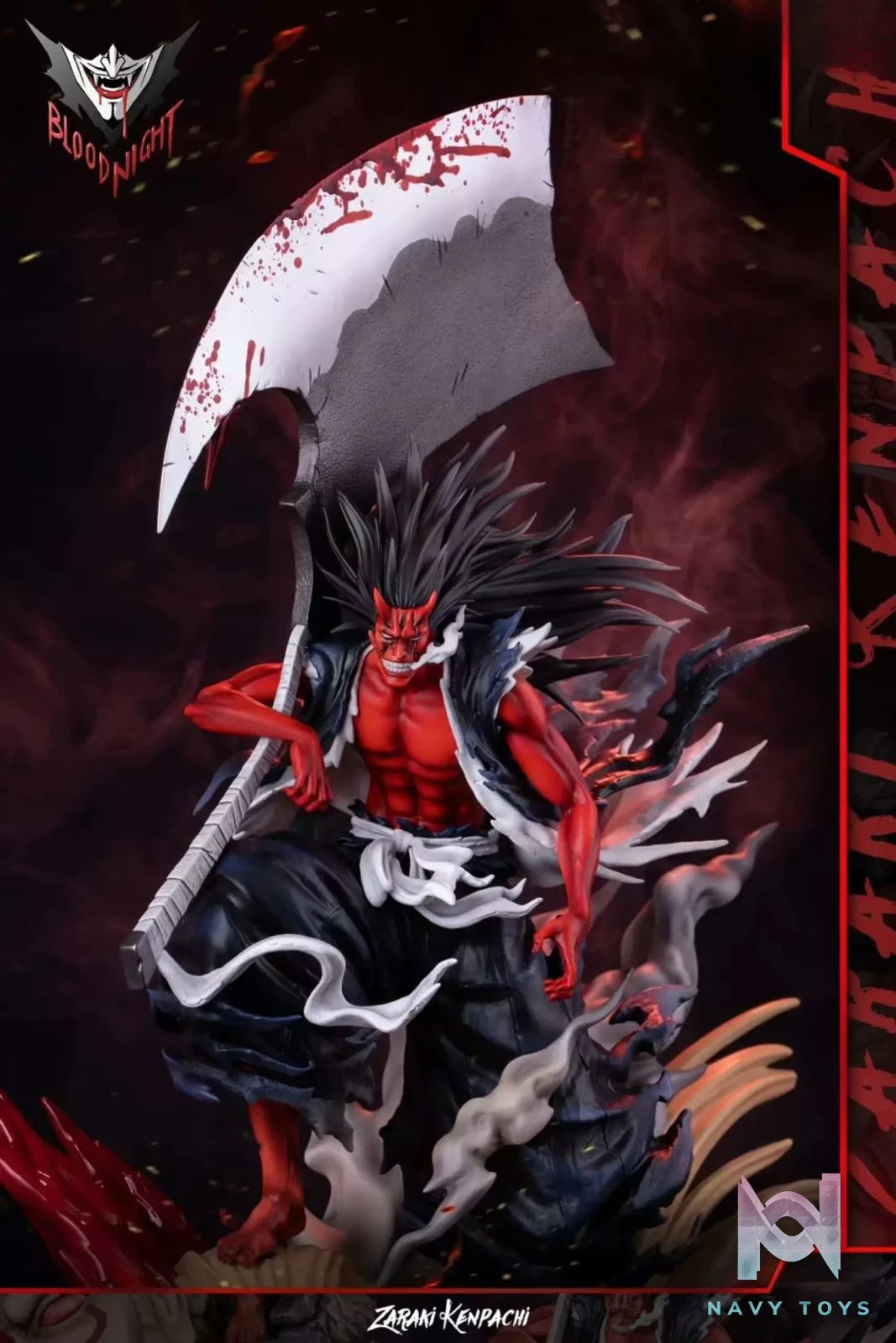 Blood Night Studio – Bleach Thousand Year Blood War Swastika Form Series #1—Zaraki Kenpachi