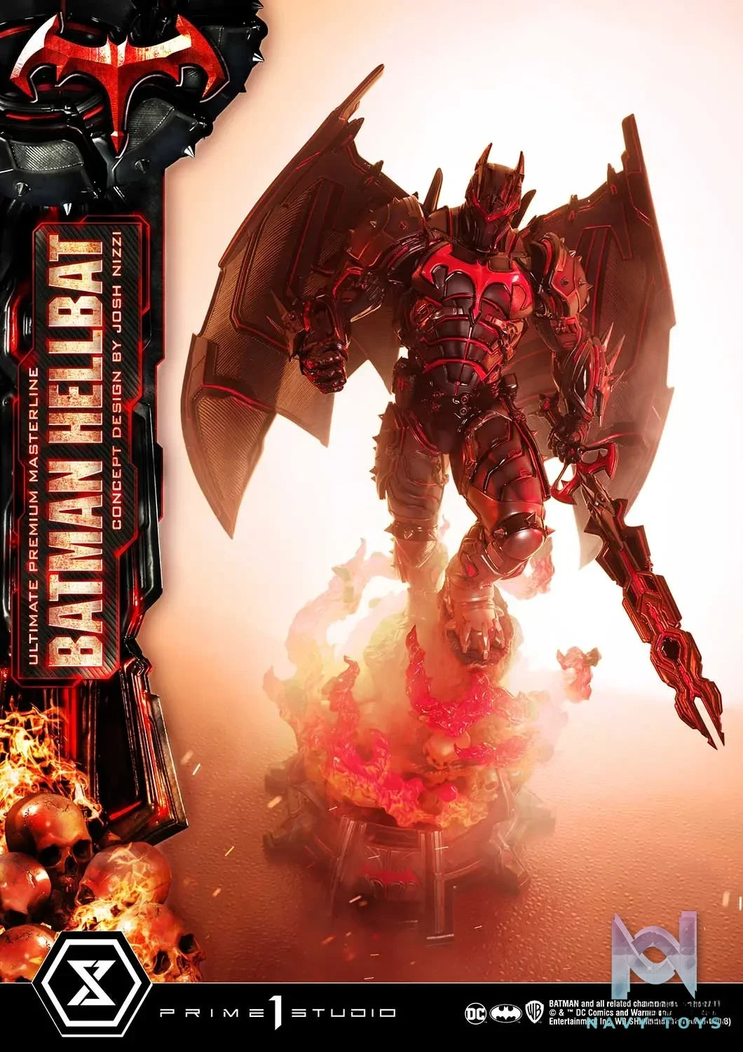 Prime 1 Studio – Ultimate Premium Masterline Batman (Comics) Batman Hellbat Concept Design by Josh Nizzi UPMDC-06 UPMDC-06DX UPMDC-06DXS (Licensed)